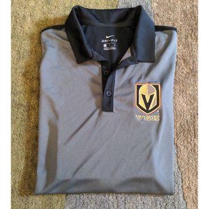 Nike Dri Fit Vegas Golden Knights Polo Shirt XL